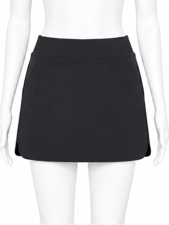 32 Cool Pants - 32 Cool Black A-Line Mini Skort size XL